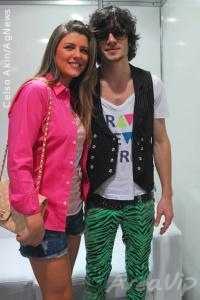 Íris Stefanelli e Fiuk participam de evento na capital paulista