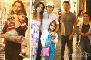 Famosos passeiam em shopping da cidade maravilhosa