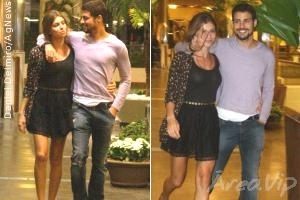 Grazi Massafera e Cauã Reymond passeiam em shopping