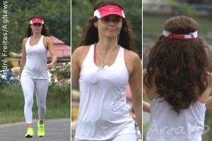 Rita Guedes é clicada com novo visual