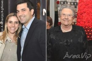 Palmirinha Onofre e Edu Guedes prestigiam evento em Sampa