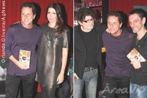 Malu Mader prestigia lançamento do livro do marido Tony Bellotto