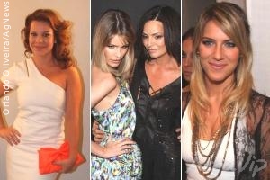 Famosas prestigiam evento de moda em Sampa
