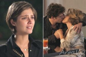 Passione: Lorena flagra Stela e Agnello se beijando