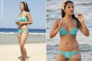 Gyselle Soares curte fim de semana ensolarado no sul da França