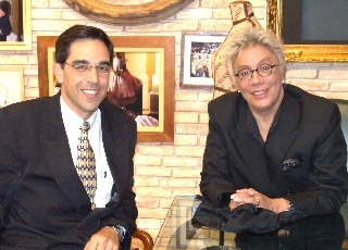 Clodovil recebe novo prefeito de Ubatuba em seu programa